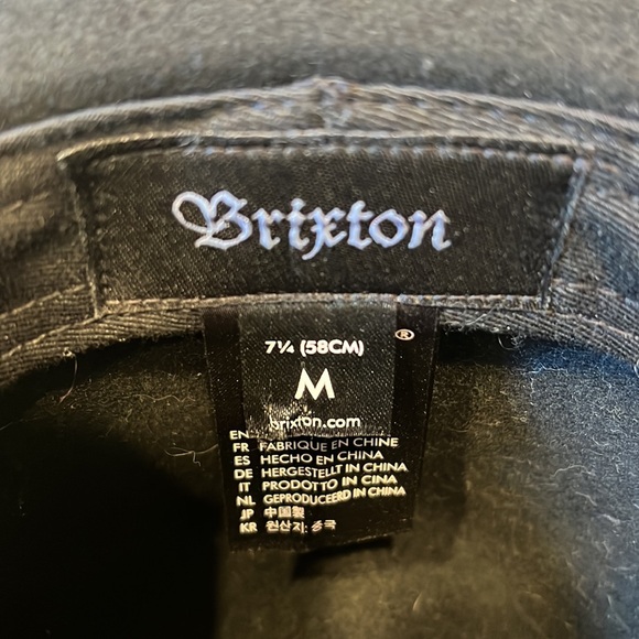 Brixton black wool field hat - Picture 6 of 7